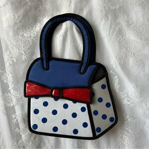 Jump From Paper Bow Polkadot Bag
